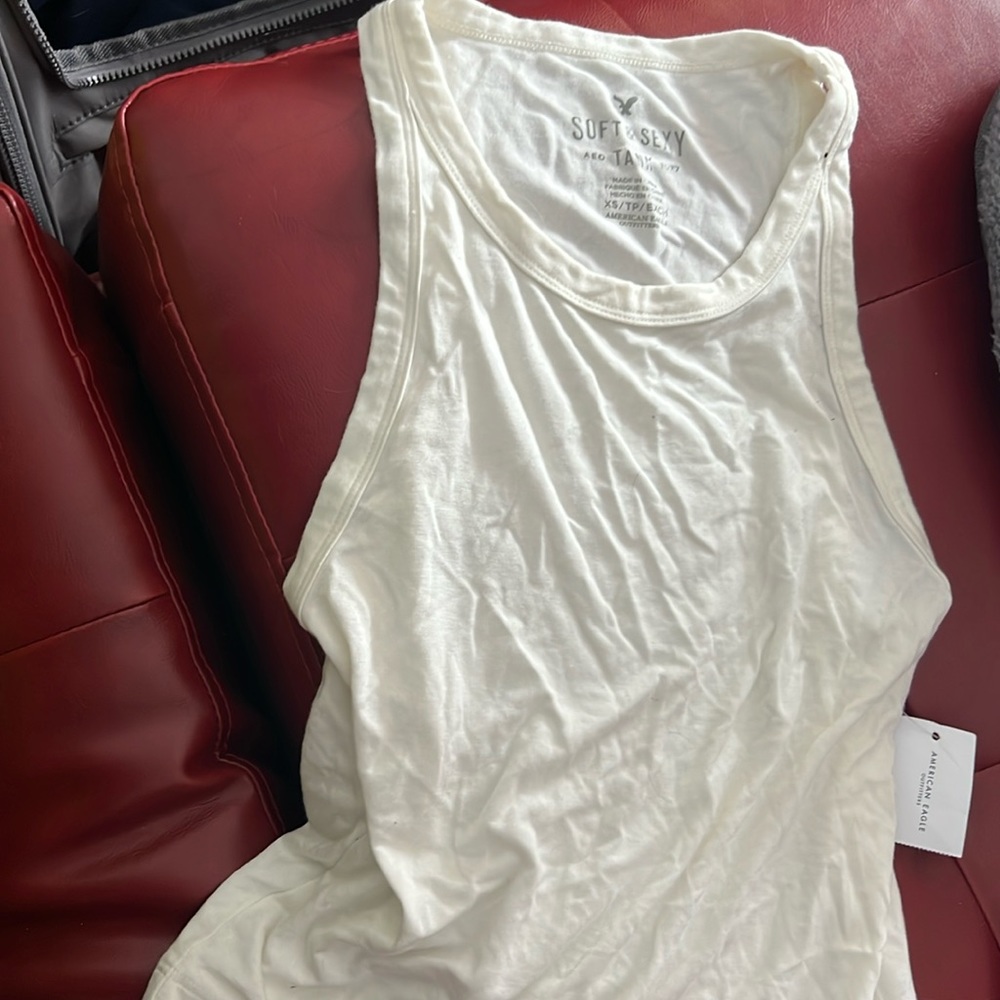 White tank top